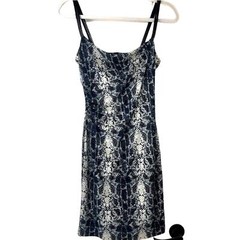 Maria Bianca Nero Snake Print Dress Size Small