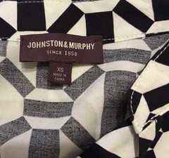 NWT Johnston & Murphy Old Money Resortcore Quiet Luxury Geo Clean Girl Size XS