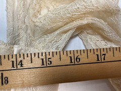 Oh Polly Ninette Long Sleeve Sheer Lace Corset Mini Dress in Ivory Cream US10