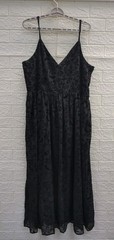 NEW Disturbia Faustina Cami Flocked Chiffon Maxi Cami Dress Women&rsquo;s Size 14