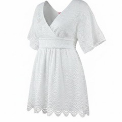 Lilly Pulitzer Parigi Skort Romper M Resort White Scalloped Lace Surplice Bridal