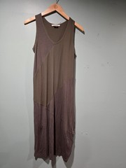 Crea Concept Lagenlook Minimalist Patchwork Shark Hem Tank Dress Size M 38