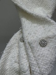 Self-Portrait Diamond-decorated woolen knitted Dresses Women