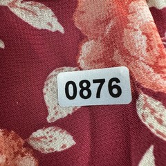 Burgundy Floral Smocked Tiered Midi Dress Sz L Boho Prairie Peasant Whimsigoth