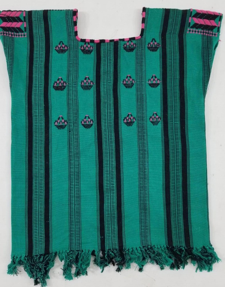 Vintage Traditional Guatemalan Woven Huipil L:53 B:43 S:51cms