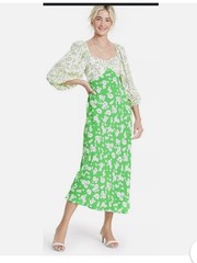 Rixo x Target green floral Grunge Daisy Dress size 4