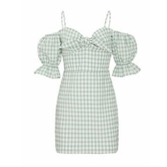 leRumi cold shoulder plaid dress, Size L New July Sale