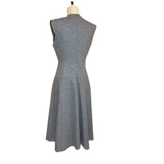 Classiques Entier Size 4 Wool Blend Sleeveless Dress Heather Gray NWT $298