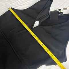 NWT Rag & Bone Open Back A-Line Classic Black Dress LBD V-Neck Sz 8 Cocktail