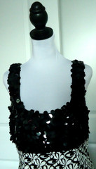 RARE Spense Women&rsquo;s Black Sequins Stretch Dress Lined Size-10