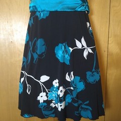 SPEECHLESS JUNIORS MEDIUM SPAGHETTI STRAP FIT AND FLARE FLORAL MINI DRESS