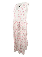 DKNY Women&rsquo;s Printed Ruched Dress