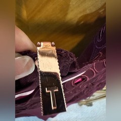 Ted Baker Verita Dress Deep Burgundy Color Sz 3 US 8 Great Condition