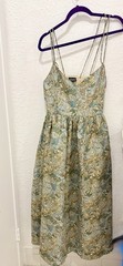 En Saison Floral V-Neck A-Line Strappy Midi Dress Size XS Multicolor Women’s