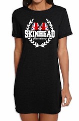 Skinhead Moonstomp Union Jack Boots Leaf Logo Womens T-Shirt Dress