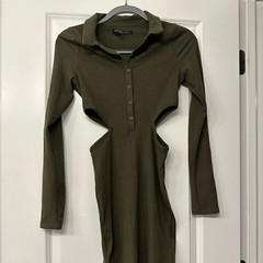 UO Ribbed Cutout Dress