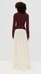 $448 NWT Solid & Striped The Soglio Dress Raisin Brown Small zjn3026a