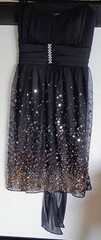 Juniors Black RUBY ROX Cocktail Party Evening Dress ~ Med