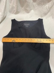 Connected Apparel Black High-Low Sleeveless Self-Lined Dress – Size 8