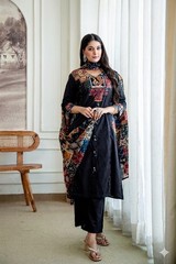 INDIAN PAKISTANI SALWAR KAMEEZ BOHO WOMEN COTTON KURTI PANT DUPATTA SET TUNIC ✨
