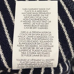 Cabi Navy Blue White Striped Sleeveless Midi Dress Small Surplice V-Neck Coastal