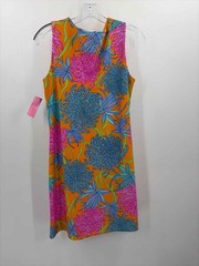 Pre-Owned Jude Connally Orange Size Small Knee Length Sleeveless Dress