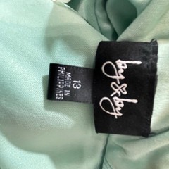 By & By Mint Green Strapless Sequin Chevron Tulle Party Dress Junior 13 Coastal