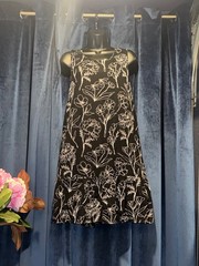 Jane and Delancey Embroidered Dress