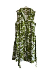 Covington Sundress Green And White Summer Dress