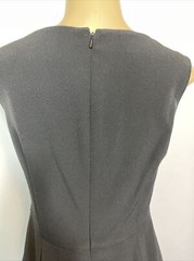 Evan Picone Black Stretch Zip Back Formal A Line Dress Women’s Size 6 Career EUC