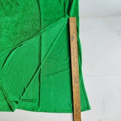 Wild Fable Emerald Satin Lace Up Back Midi Dress Side Slit Women&rsquo;s Large