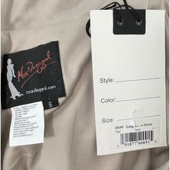 Mac Duggal 20189 Embellished Illusion Long Sleeve Wrap Over Gown Size 6 $598