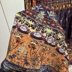 RARE Camilla Short Peasant Dress Bliss Of Bohemia Size M RRP $749 Silk Sold Out
