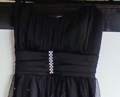 Juniors Black RUBY ROX Cocktail Party Evening Dress ~ Med