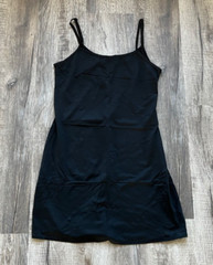 The Limited Size M Nylon Spandex Blend Black Slip Dress
