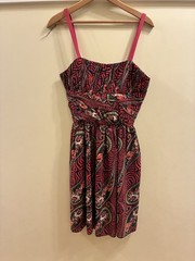 Anna Sui Silk Chiffon Paisley Dress Size 4
