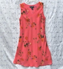 Mile Gabrielle sleeveless, V-neck, floral-print dress. 089