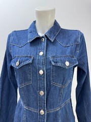 Ladies New Gap Denim Dress With Pockets In 3 colours Size XS S M L XL