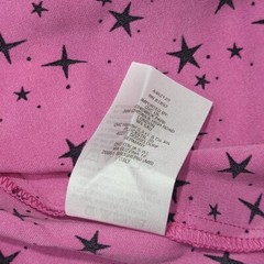 Candace Cameron Bure Star Printed Maxi Dress w Side Slit 1X Plus Sz Fuchsia Top