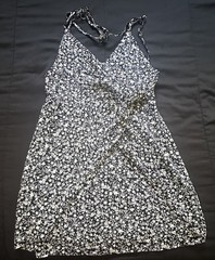 Hyfve Women’s Floral Dress Size Large Black And White