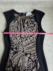 Joseph Ribkoff Sleeveless Snakeskin Cocktail Dress Size 8