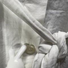 Summersalt Button Front Shirt Dress Women’s Size M White Beachy Coastal Belted