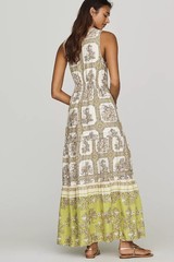 Anthropologie- Somerset Linen Sleeveless Maxi Dress