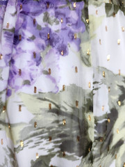 NWT White House Black Market Flutter Sleeve Hydrangea High Low Dress Size 10 Mid