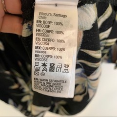ROXY Floral Print Black Split Neck Shift Dress Boho XS