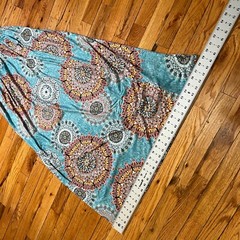 GloryStar Womens Long Strapless Mandala Sundress 47 inch Long Size Medium Boho