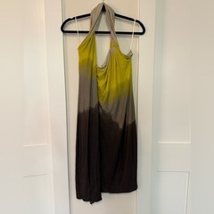 MAX MARA MAXMARA Gradient One Shoulder Ombré Dress Size 44 US 10 Med / Large