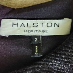 Halston Heritage Black Fit & Flare Evening Cocktail Mini Dress Cut Out US 2 UK 6