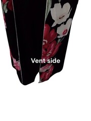 Phase Eight Black Red White Green Shift Dress Size 16 Bnwt