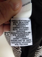 DVF DIANE VON FURSTENBERG black white OCCASION GEO PRINT GIANNA dress Size 8 US4